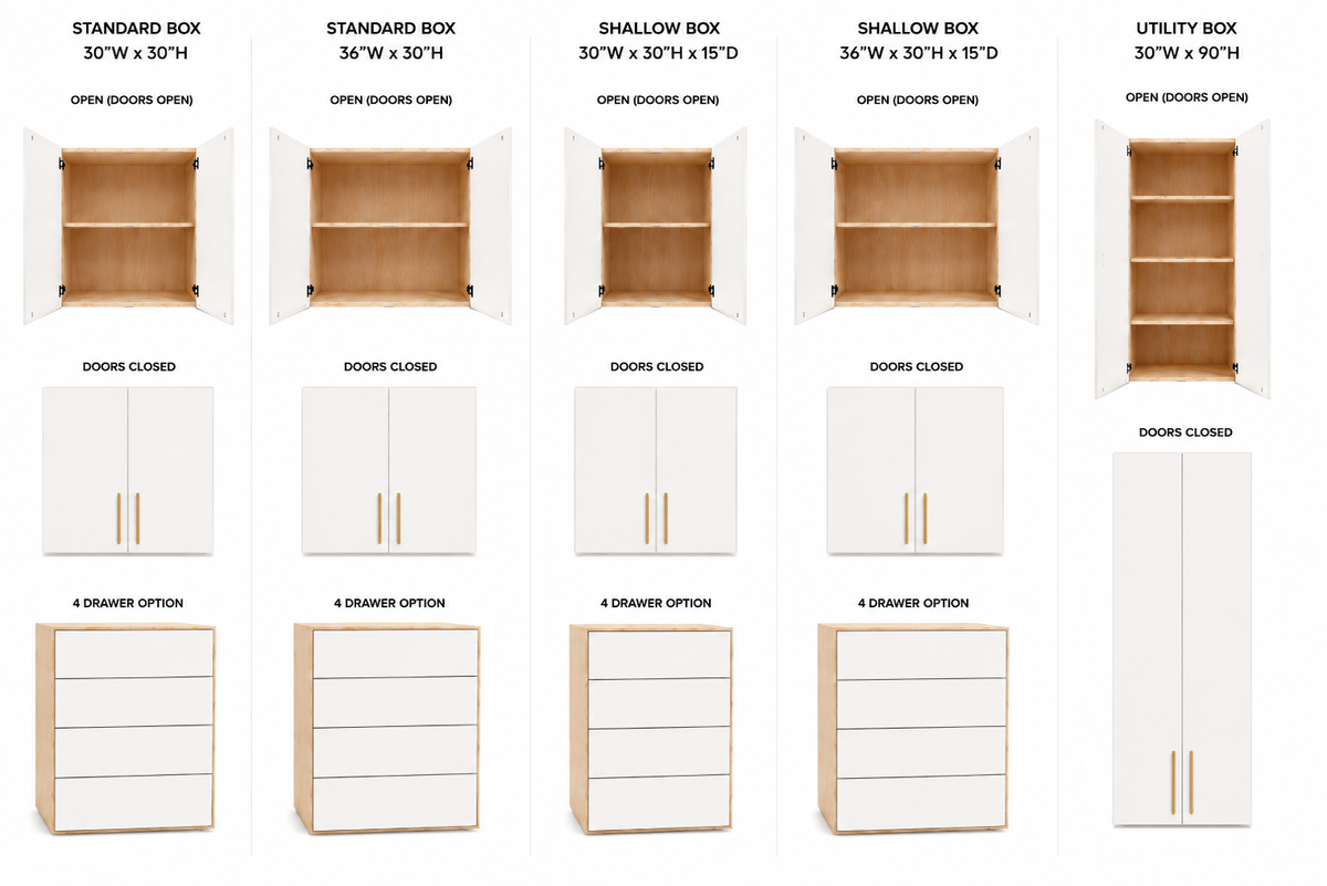Box lineup overview (placeholder - individual render pending)